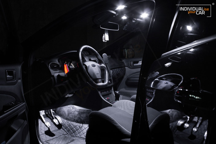 LED Innenraumbeleuchtung SET passend für Ford Focus MK2 ST - Pure-White